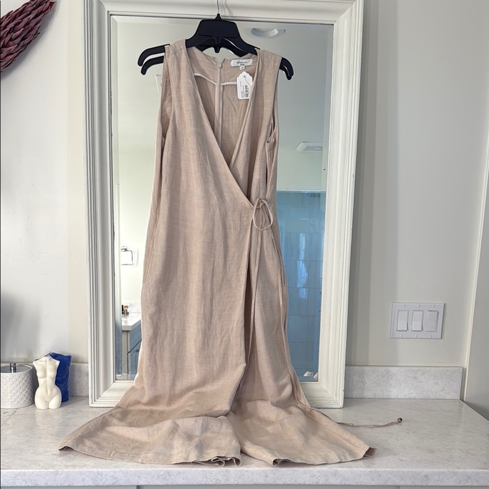 Rosetta Getty Tan jumpsuit Sundress - Picture 4 of 8